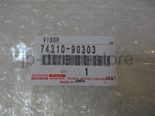 Genuine Toyota Land Cruiser Sun Visor PAIR 74310-90303 / 74320-90303 OEM