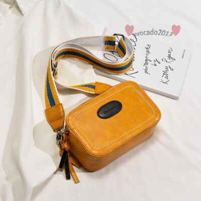 ★LE ABONNE★ MUTO BAG_2colors Crossbody Bags Women Pu Leather Lady Shoulder Bag Small Flap