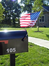 Magnetic Flag Pole Bracket, Flag pole holder. Fly a flag the fast, easy way.