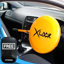 Full Face Cover Disc upto 39cm Car Van Steering Wheel Lock+Storage Bag XSL2+M