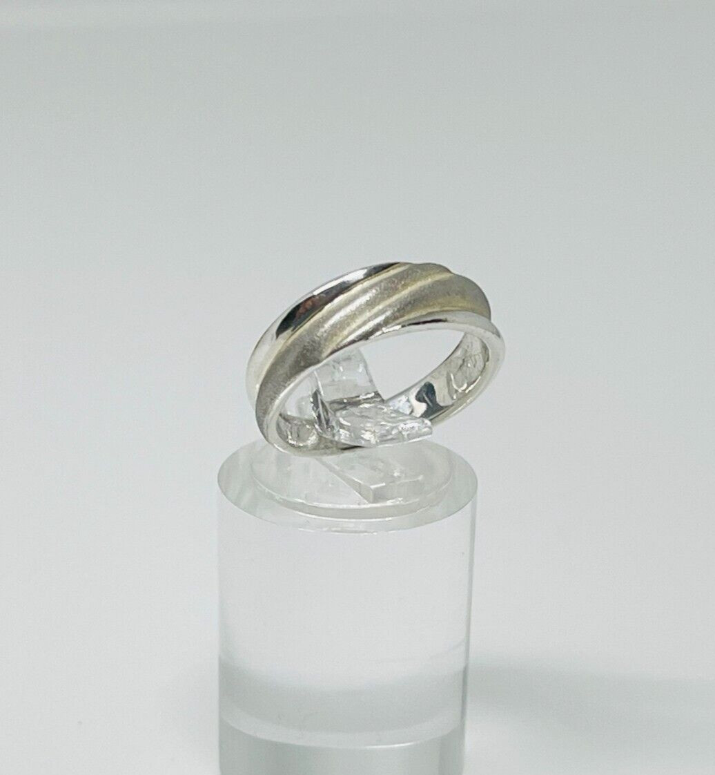 Fabulous Solid Patterned Band Ring 925 Silver Siz… - image 4