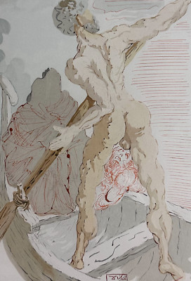 Salvador Dali From the Divine Comedy; Inferno: Charon