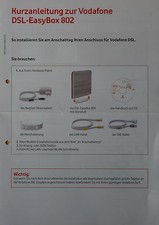 Quick Start Guide: Vodafone DSL EasyBox 802