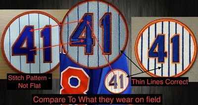 Tom Seaver Patch 41 Memorial 2021 New York Mets Franchise Baseball Jersey  Patch