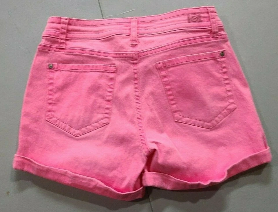Pantalones Cortos LEI Ashley Juniors Talla 5 (28x4) Rosa Elastizados Verano Pantalones Cortos Puños Informales Foto 2 de 4