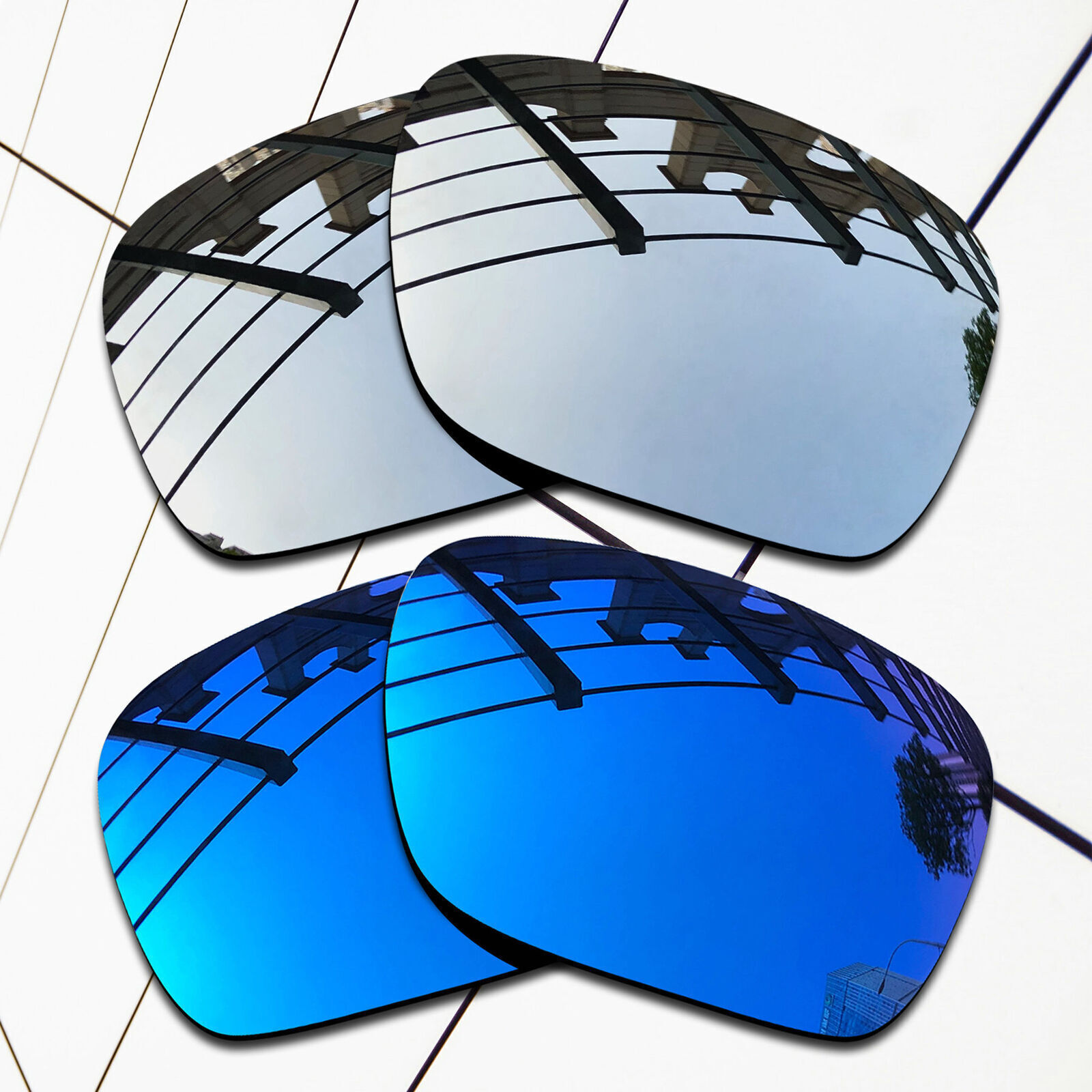 Silver Mirror+Sky Blue