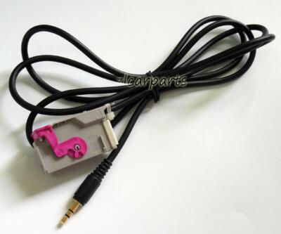 Car Aux-in RNS-E Navigation 3.5mm Jack Audio Cable 32-Pin For Audi A3 A4 A6 A8