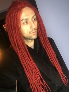 Red dreadlocks wig handmade by Vodkahaus | eBay