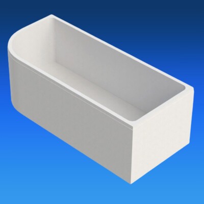 Styroporträger für Raumspar-Badewanne Obersee R 170 x 75 cm
