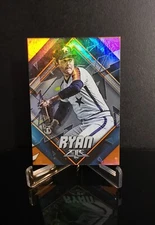 #'ed/299 💥 NOLAN RYAN SP 2022 Topps Fire Orange Holo Foil Color Match Insert