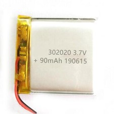 50Pcs Rechargeable 3.7V 90Mah 302020 Li-Polymer Li Lipo Battery Jst-Ph 2Pin 2.0