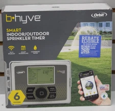 Orbit 57946 B-hyve Indoor/outdoor 6 Station WiFi Sprinkler Controller NEW Sealed