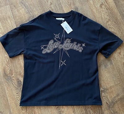 Low Lights Studios Stargaze Rhinestone Tee Black