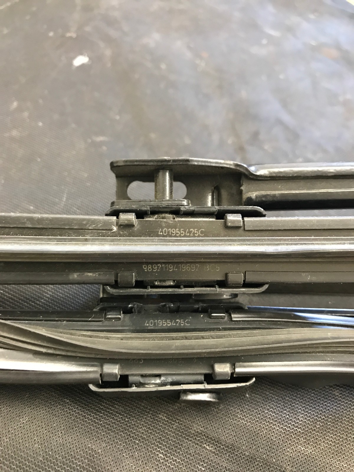 LAMBORGHINI GALLARDO WINDSHIELD WIPER ARM BLADE SET OEM 401955407 401955408