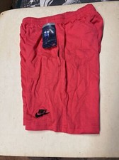 new old stock true vintage 1991 nike shorts Adult Size Small red w tags     
