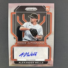 Alexander Wells 2022 Panini Prizm Rookie Autographs #RA-AW MLB Baltimore Orioles
