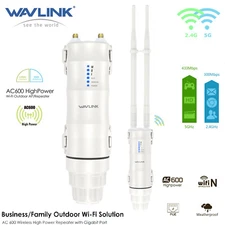 Wavlink AC600 High Power Outdoor AP 2.4G+5G WIFI Repeater Extender Booster