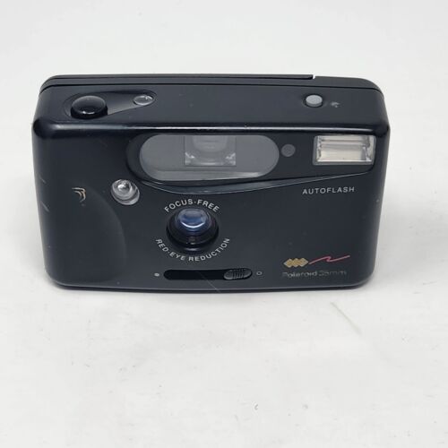 Polaroid 35mm Focus Free Red Eye Reduction Film Camera Tested Working No Flash