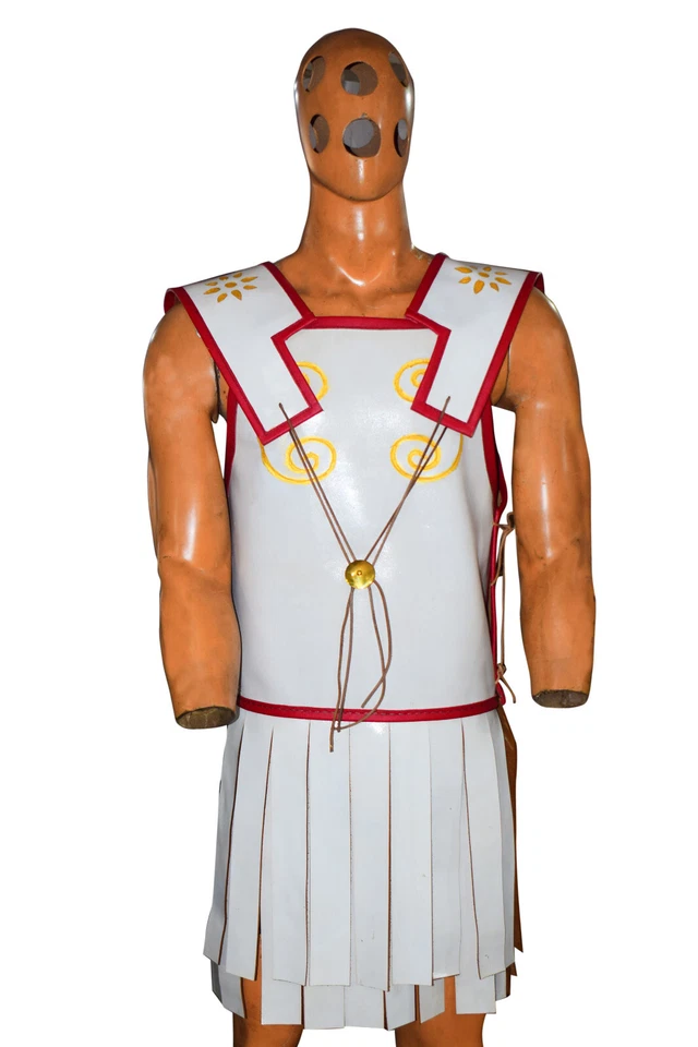 РАСПРОДАЖА ВЫХОДНЫХ Греческий Гоплит Кожаная Туника Броня larp косплей костюм доспехи - Изображение 2 из 4