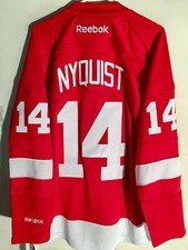 Reebok Premier NHL Jersey Detroit Redwings Gustav Nyquist Red sz S