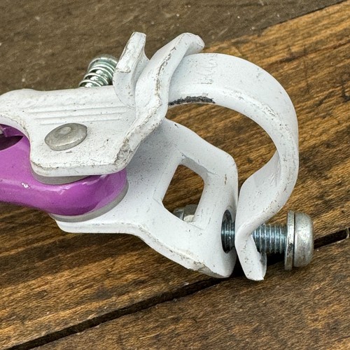 Old School BMX Dia Compe MX Brake Lever Left Front 1985 Lavender White Freestyle - Picture 7 of 15