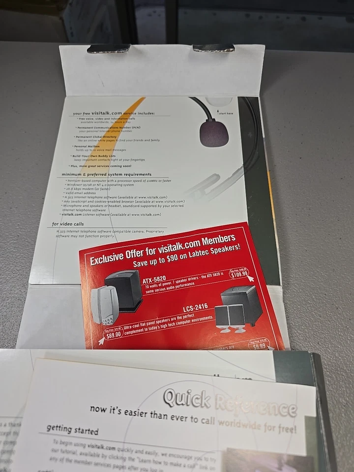 Labtec Visitalk.com гарнитура новый открытая коробка LVA-820 - Изображение 4 из 4