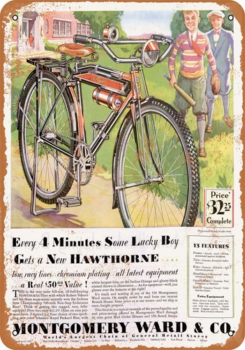 1930 Montgomery Ward Hawthorne Bicycles 