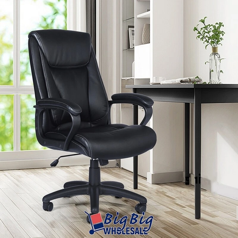 High back executive pu leather 2024 ergonomic office desk computer chair o10