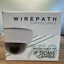 Wirepath WPS-750-DOM-IP-WH, 750 Series Dome 2MP 1080P Security Camera
