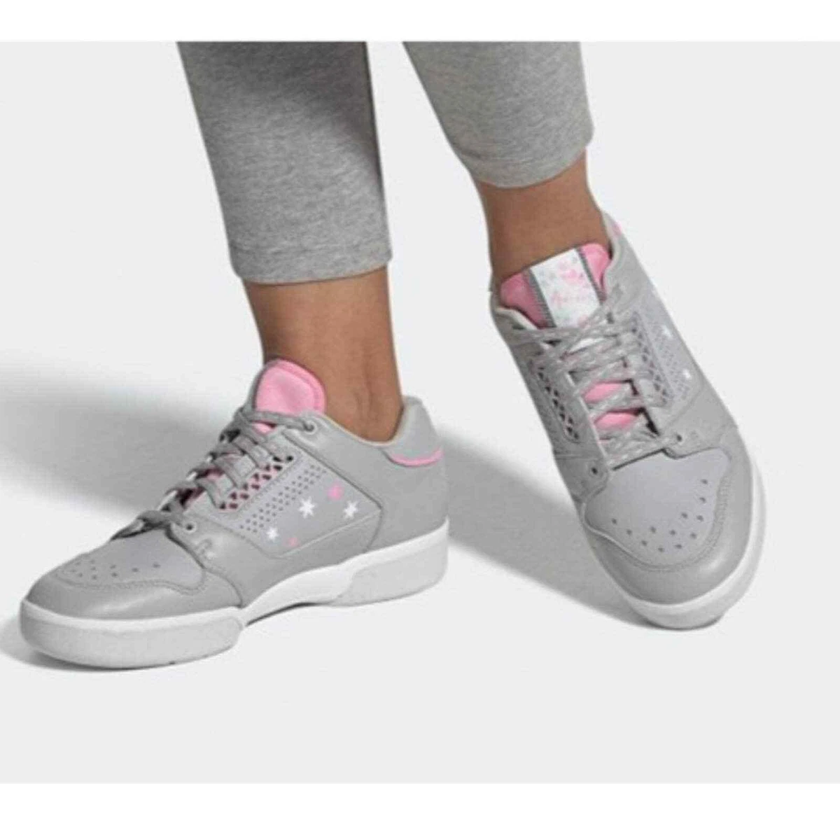 Adidas Slamcourt low top e girl Pink Stars VSCO Girl low top