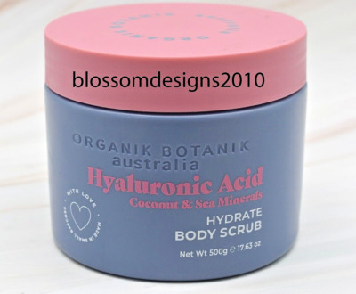 ORGANIK BOTANIK Australia Hyaluronic Acid Body Scrub Coconut & Sea Minerals