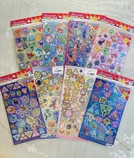 Official Pokemon Holo Sticker Sheet Character Stickers Limited in Japan NEW