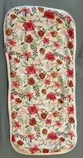 Copper Pearl Pink Floral Burp Cloth Baby Girl