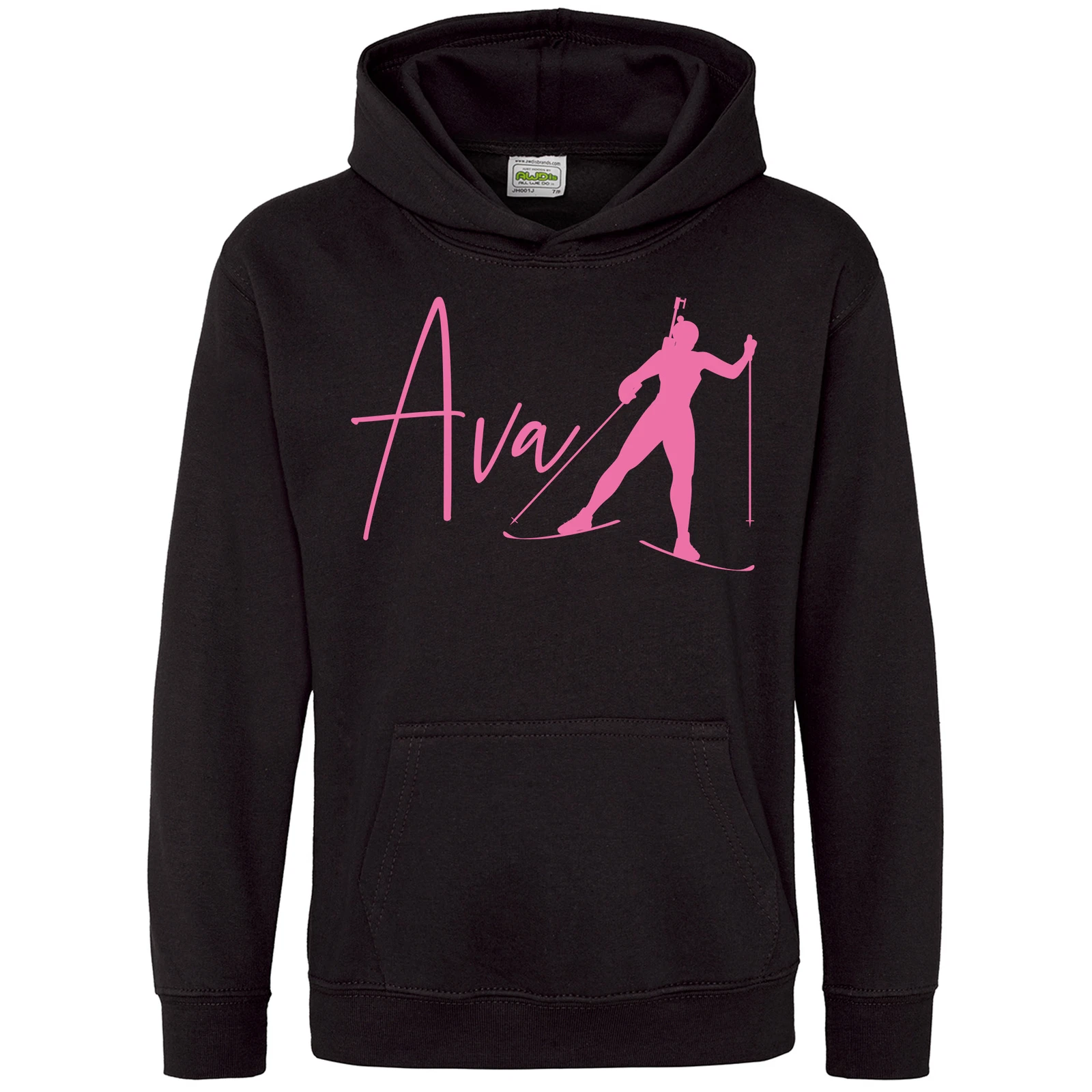 VETEMENTS Felpa con Cappuccio Sci Bambina Personalizzata Sci Compleanno Regali Figlia Bambina