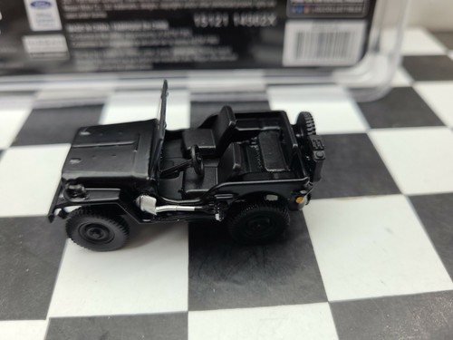 2021 GREENLIGHT 1942 WILLYS JEEP BLACK BANDIT SERIES 25 1:64 4x4 mud truck car - Picture 8 of 9