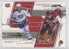 2002-03 ITG Be A Player Memorabilia Big Deal Chris Chelios Denis Savard HOF 2d8