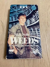 Weeds VHS 1987 Nick Nolte Prison Break Action Movie HBO Video Drama Classic