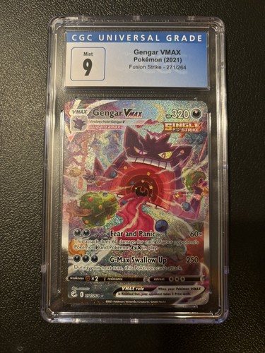 Gengar VMAX graded CGC 9 for sale on eBay