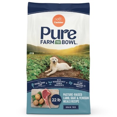 Canidae Pure Farm To Bowl Pasture-Raised 22 Pound, Dog Food Dry