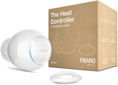 FIBARO Heat Controller Starter Pack Thermostatkopf Temperaturfühler Smart Home