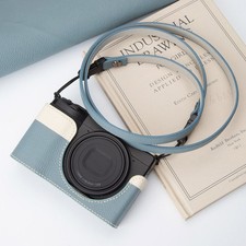 For Ricoh GR4 Camera Bag Leather Dock Case Base Protection Cover Shell yellow