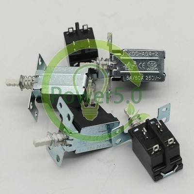 5PCS~ Self-Locking Power Switch KDC-A04-2 Four-Leg 5A/80A 250V button #fv