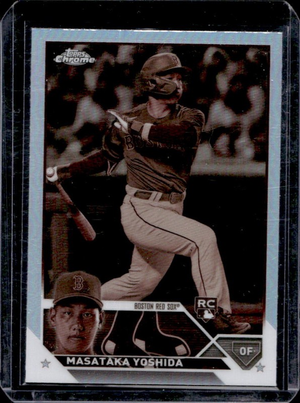 2023 Topps Chrome Masataka Yoshida RC Sepia Refractor Rookie #167 Red Sox