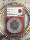1843-O Seated Liberty Quarter, NGC VF30 K-134
