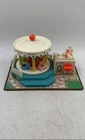 Vintage Fisher-Price 1970's Merry-Go-Round Little People Musical Playset Toy
