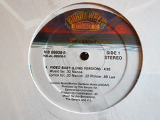 THE EARONS "VIDEO BABY" NB 99908-9 Funk, Soul 12" Single Record Brand New Sealed