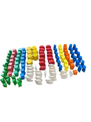 Over 850 Wooden and Plastic Pattern Blocks