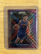 2020-21 Panini Prizm - Killian Hayes #270 Purple Wave Prizm (RC)
