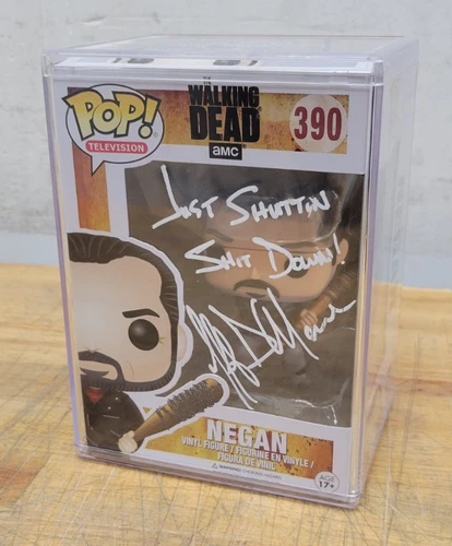 Funko Pop the Walking Dead Negan 390 Autographed Figure by Jeffrey Dean Morgan