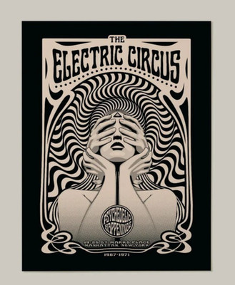 The Electric Circus Psychedelic Concert Poster 24x36 Unframed